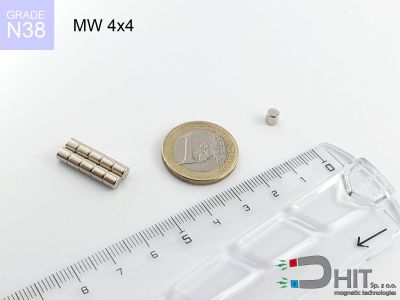 MW 4x4 N38 - magnesy w kształcie krążka