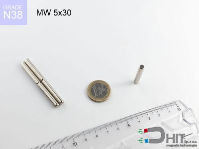 MW 5x30 N38 magnes walcowy