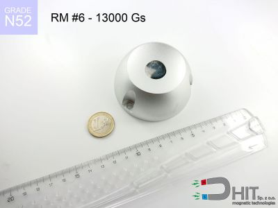 RM R6 GOLF - 13000 Gs N52 - otwieracz do klipsów magnetyczny