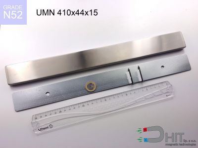 UMN 410x44x15 N52 - magnetyczne listwy jako uchwyty na klucze itp.